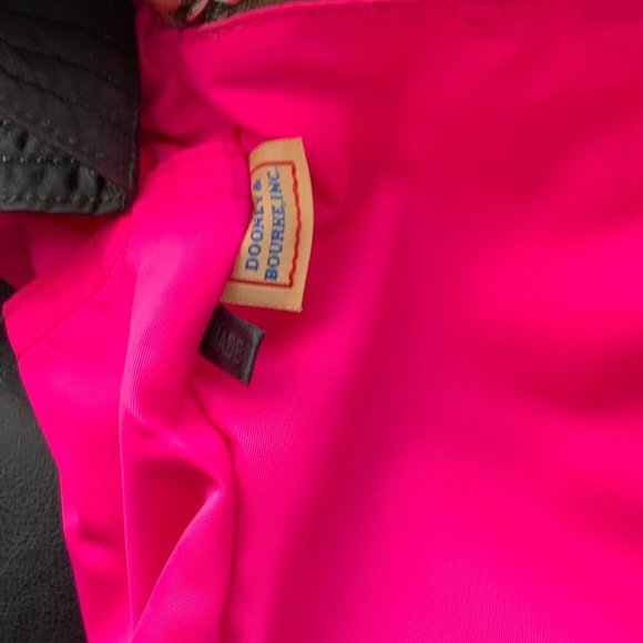 Dooney And Bourke Black All Weather Nylon And Leather Trim Handbag - Picture 9 of 10